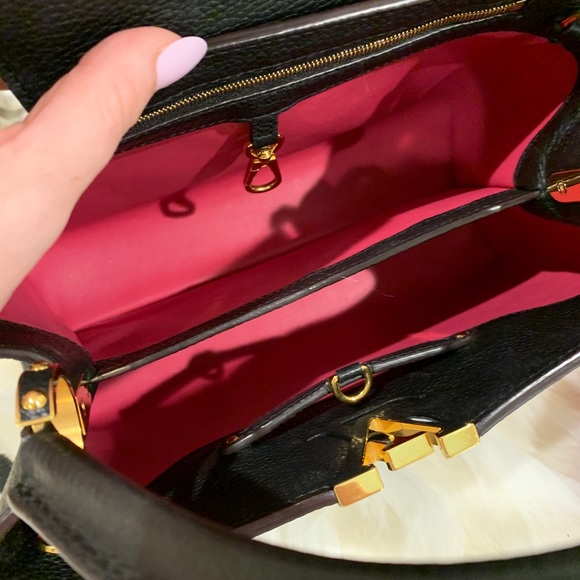 Sold: Louis Vuitton Capucines PM Black GHW Full Set - Picture 14 of 16